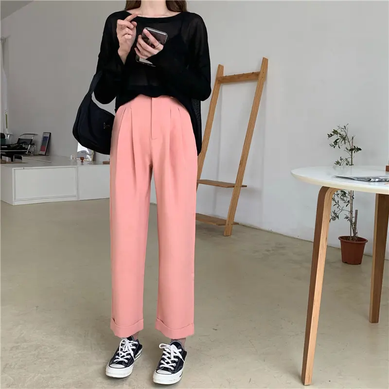 HziriP Популярные оранжевые универсальные облегающие винтажные свободные уличные