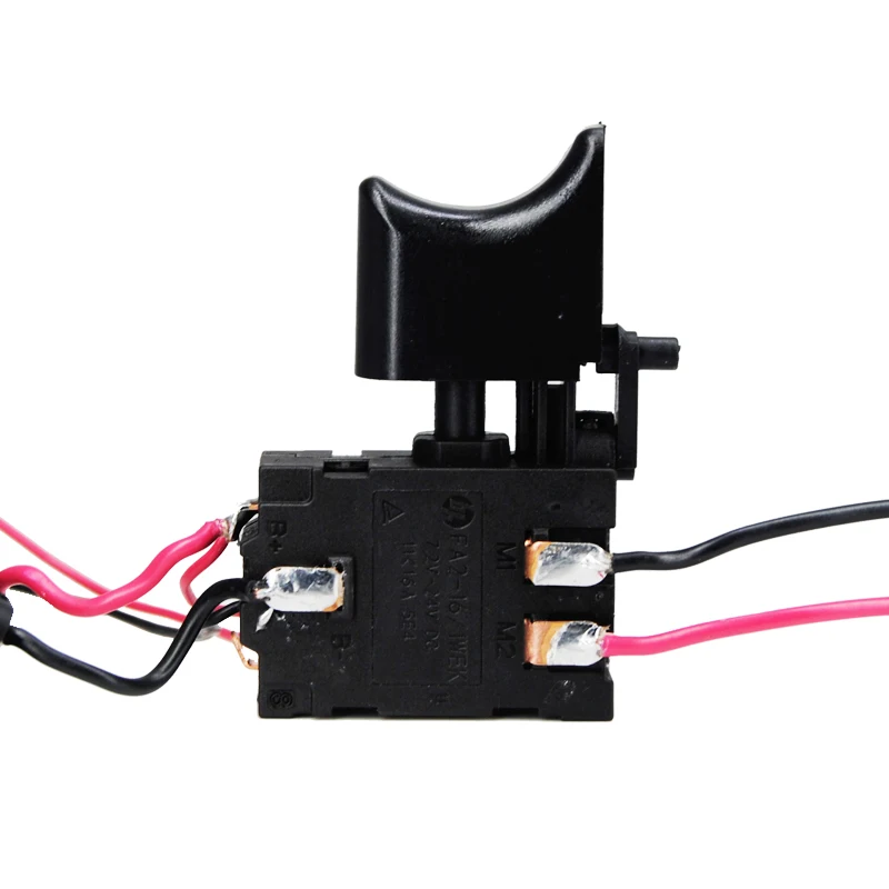 DC14.4V/16,8 V/DC18V литиевая батарея беспроводная дрель контроль скорости переключатель триггера с светильник speed cotrol переключатель триггера