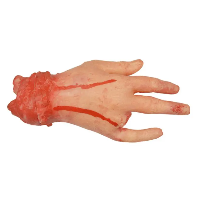 Halloween Props Broken Finger Hand Foot Blood Horror Severed Bloody Limbs Novelty Dead Gadgets.. | Дом и сад