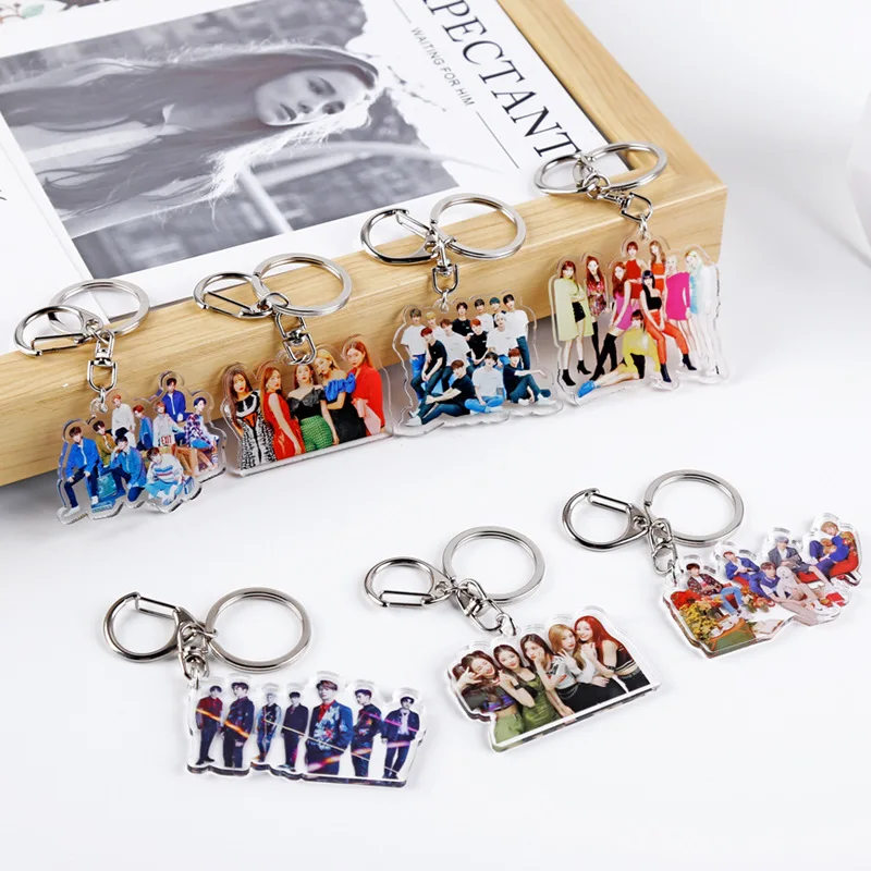 Креативный kpop бродячий детский альбом брелок с фотографией дважды TXT REDVELVET Seventeen GOT7 ITZY бродячий детский kpop Канцелярский набор