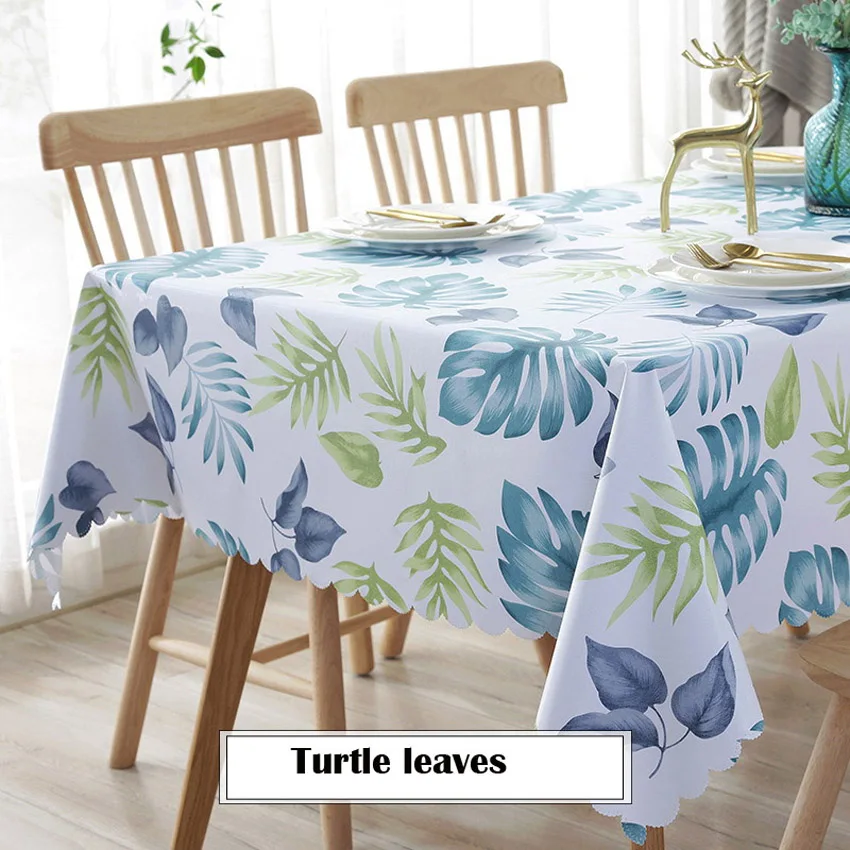 Скатерти с листьями современный чехол для стола фоновая ткань фотографии ПВХ