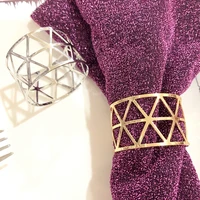 10pcs alloy napkin holder wedding napkin rings decor table napkins decoration accessories for dinner table napkin party supplies
