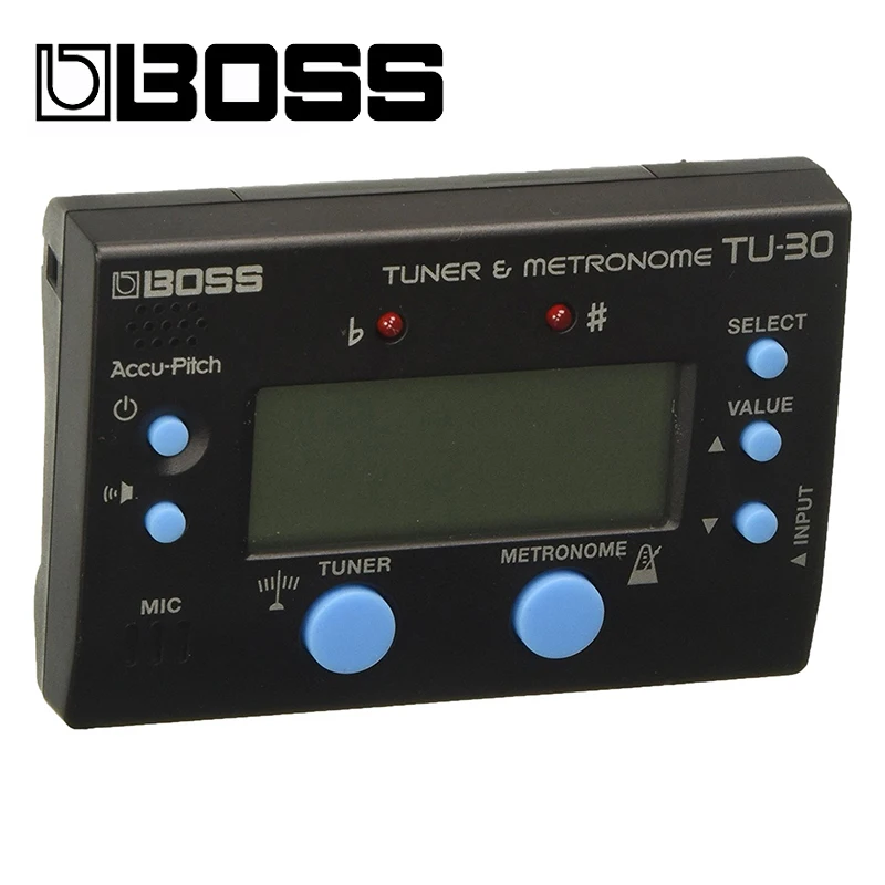 Хроматический тюнер бас гитары BOSS встроенный метроном новый с функцией