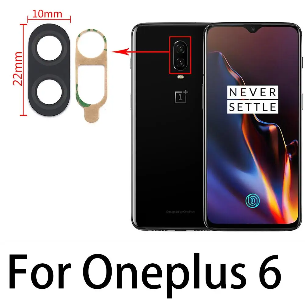 Стеклянный объектив для камеры Oneplus 9Pro 6 6T 7 7T 8 Pro 8T 5 5T 3 3T Nord N100 | Мобильные телефоны