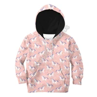 horse pattern 3d printed hoodies family suit tshirt zipper pullover kids suit sweatshirt tracksuit 02