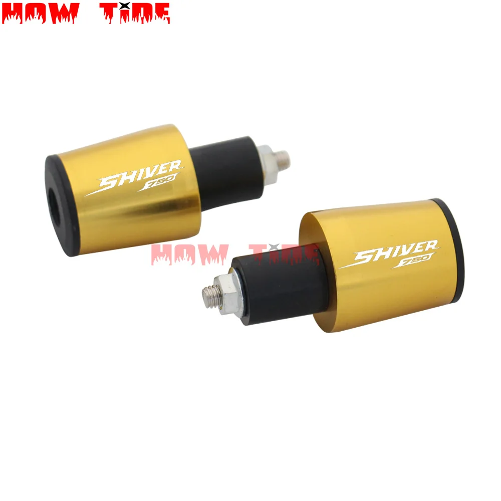 Мотоциклетные ручки 7/8 дюйма 22 мм заглушки руля для Aprilia SHIVER GT 750 SHIVER750 2007 2018 2017