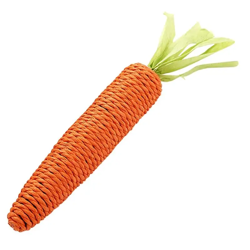 

Cat Toy Carrot Shaped Teasing Puppy Teething Chew Toy For Cat Bite Resistance Interactive Palying Toy For Gatos Pet Supplies