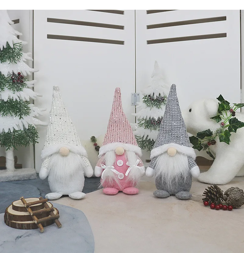 Рождество 2020 Санта лес Рудольф кукла ткань 1 шт. домашний декор Счастливого