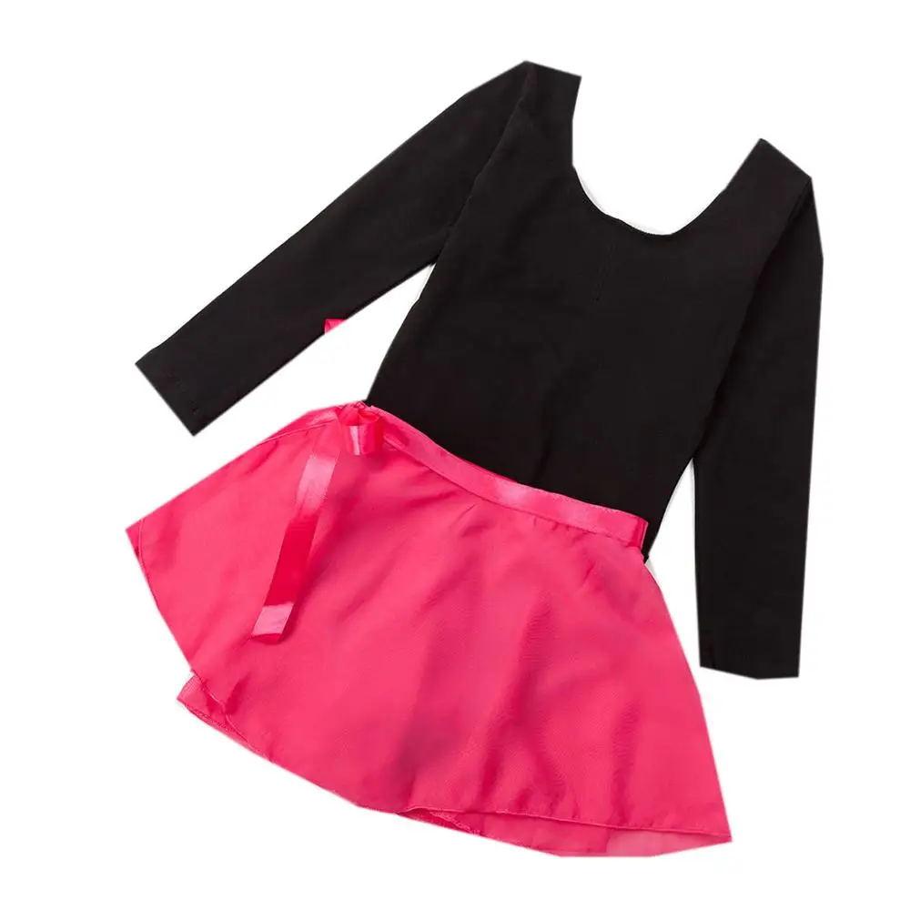 Команда девушек Базовый Топ с длинным рукавом гимнастическое трико костюм