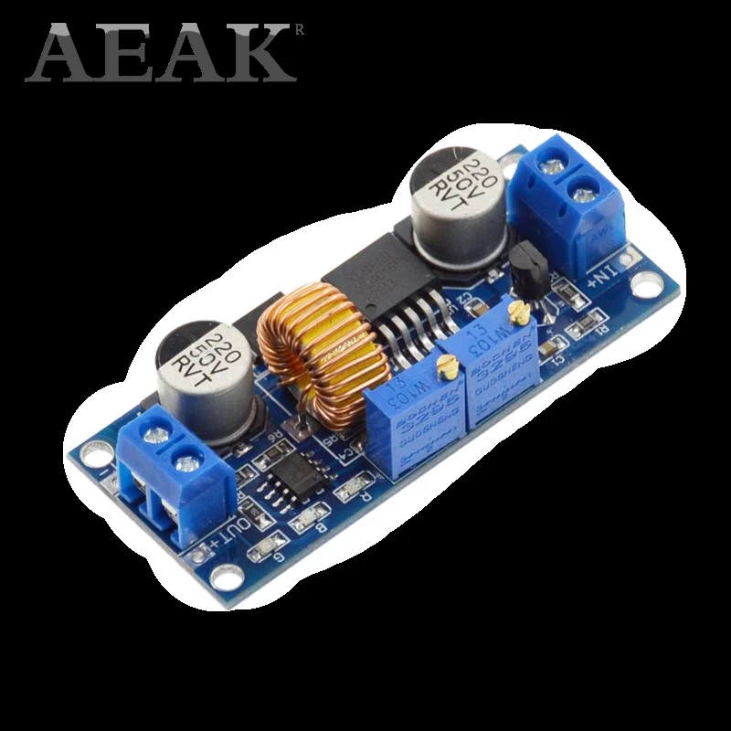 AEAK 5A постоянного тока в DC CC CV литиевая батарея понижающая зарядная плата светодиодный преобразователь питания литиевое зарядное устройство понижающий модуль XL4015