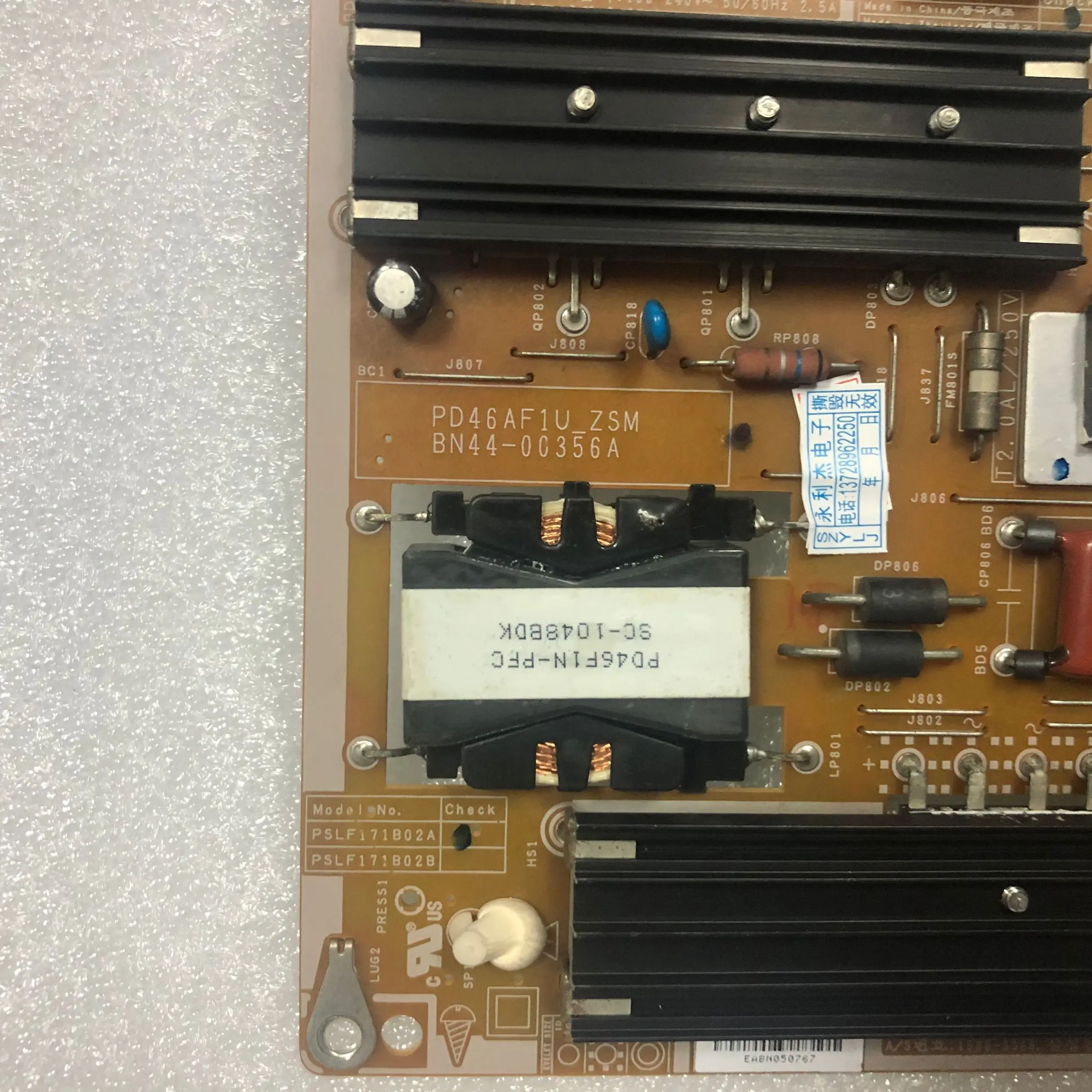 1 шт./лот оригинальная плата питания BN44 00356A PSLF171B02A PD46AF1E_ZSM|board|board board |