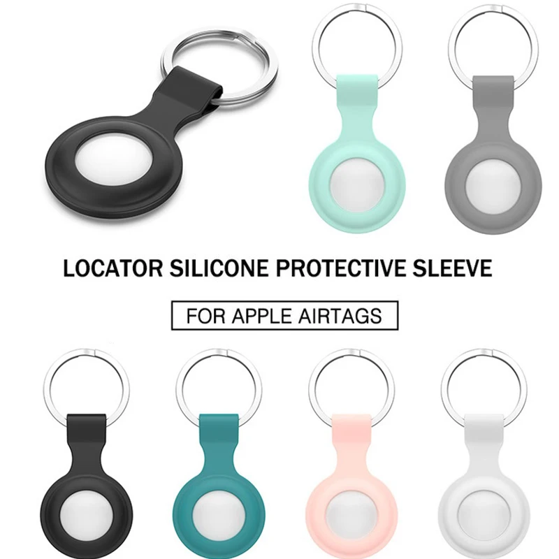 

Protection Cover For AirTags Anti-scratch Anti-lost For Apple Air Tags Locator Tracker Keychain Protective Sleeve Silicone Case