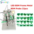 Высококачественная BDM светодиодная рамка, металлическая нержавеющая сталь, полный набор для ECU программатора, инструменты 2 в 1 с зондом, 22 шт. адаптера