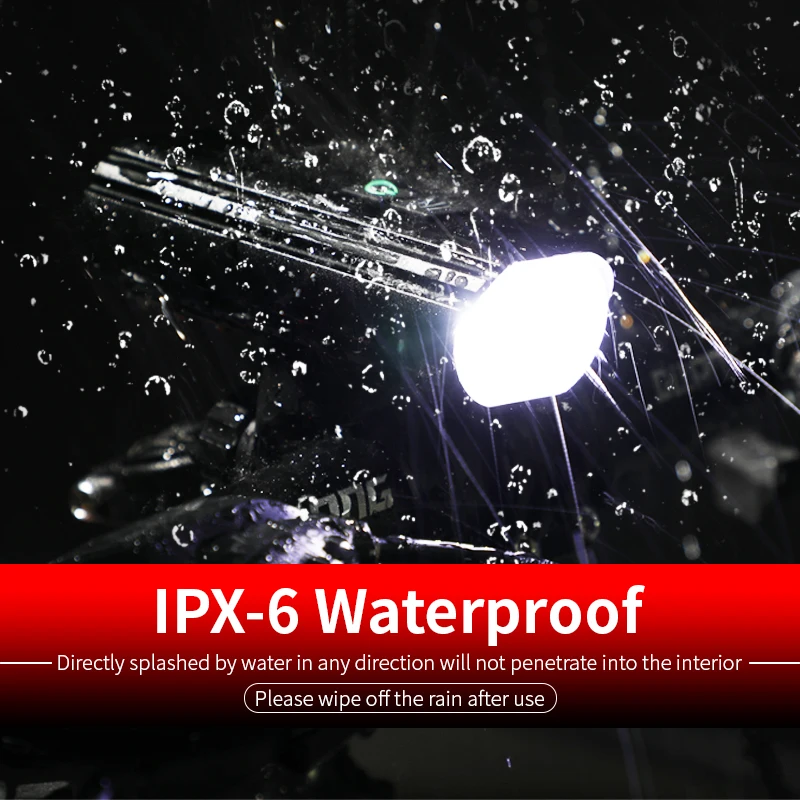 

Sorider BR1800 Bicycle Headlight USB Rechargeable Waterproof LED Bike Front Lamp Flashlight Cycling Equipment