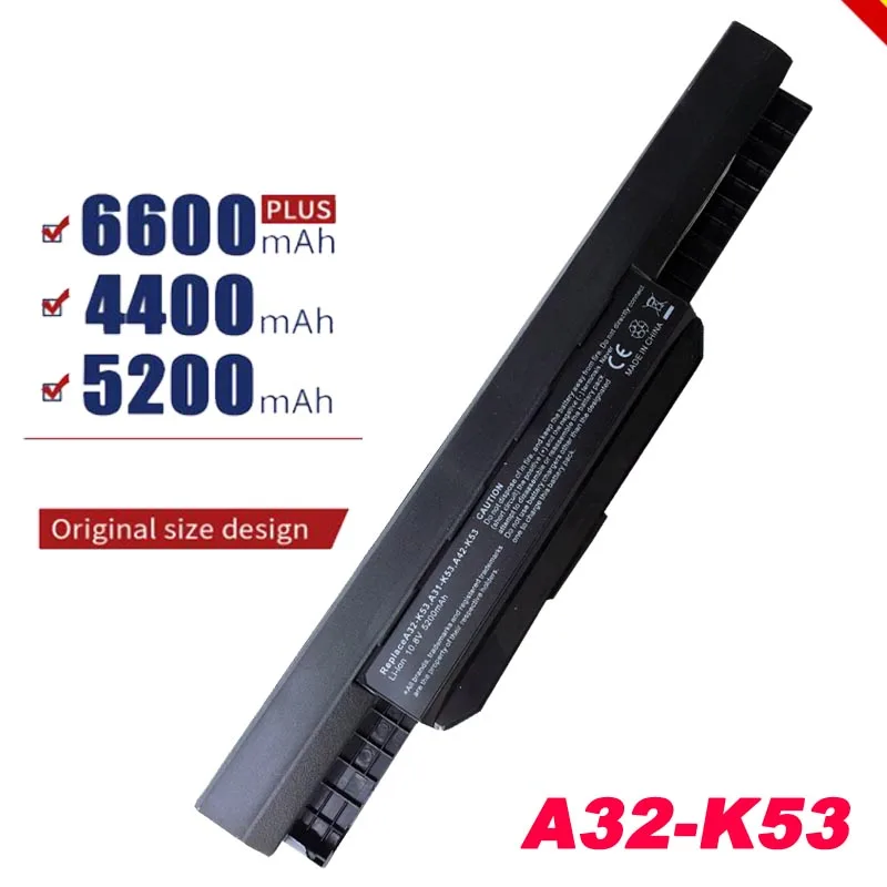 Paquete de batería de ordenador portátil, A32-K53 para ASUS K53, K53E, X54C,...