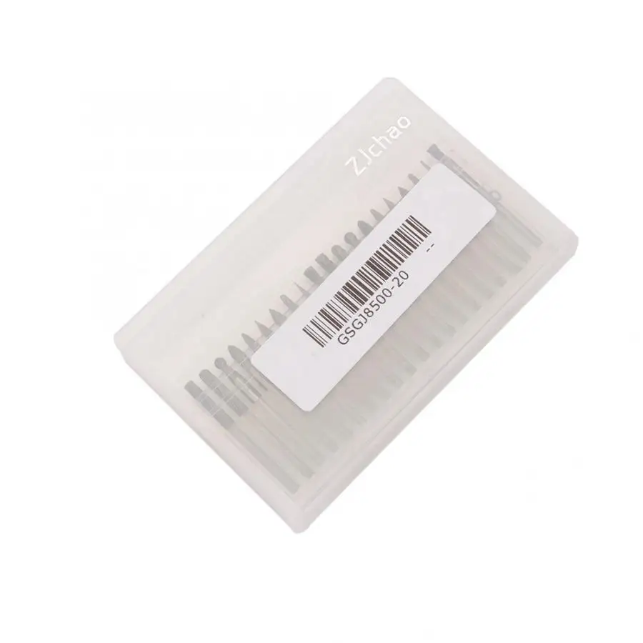 Хвостовик 1/8 дюйма (3 мм) 20 шт. карбидные вольфрамовые поворотные напильники