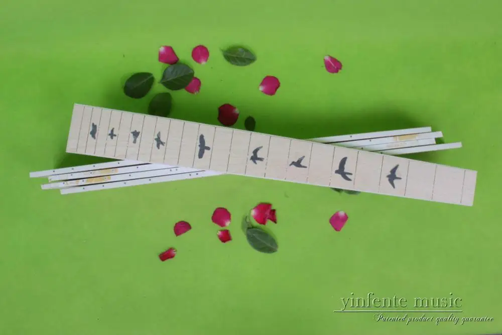 Клен гриф электрогитары птица Декор 22 Лады или 24 лада для ССН гитары сменная