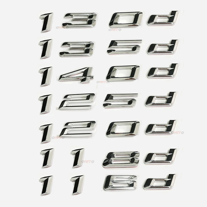 Оригинальные Цифры буквы логотип заднего багажника эмблемы автомобильные слова