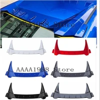 2017 car rear window roof spoiler lips visor r style abs plastic tail wing fit for honda civic 10th 4dr sedan 2016 2018