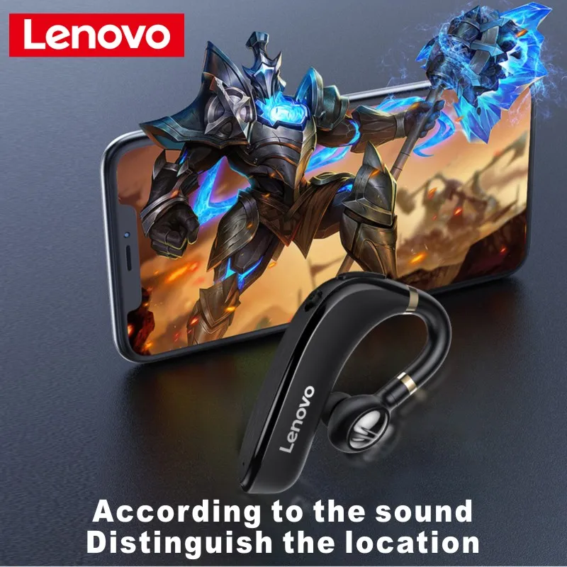 Lenovo HX106 Wireless Bluetooth Earphone Ear Hook 5.0 Earbuds With Microphone For Driving Headset | Электроника
