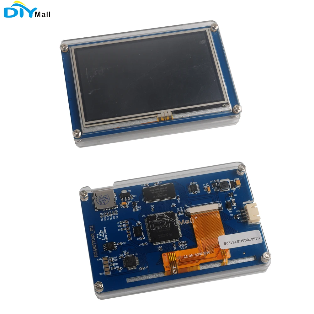 Модуль ЖК дисплея Nextion Basic NX4827T043 4 3 дюйма HMI TFT сенсорная панель прозрачный