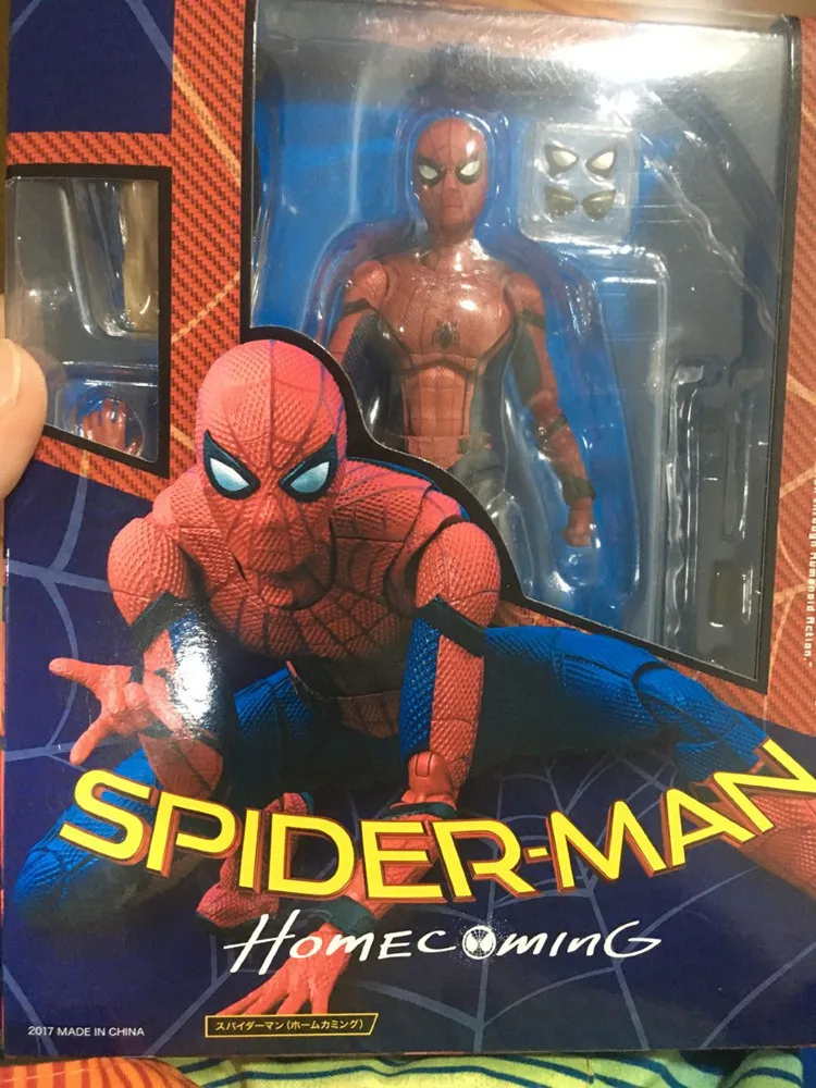 Marvel Мстители 3 SHF Человек-паук возвращение домой ПВХ экшн-фигурка Коллекционная