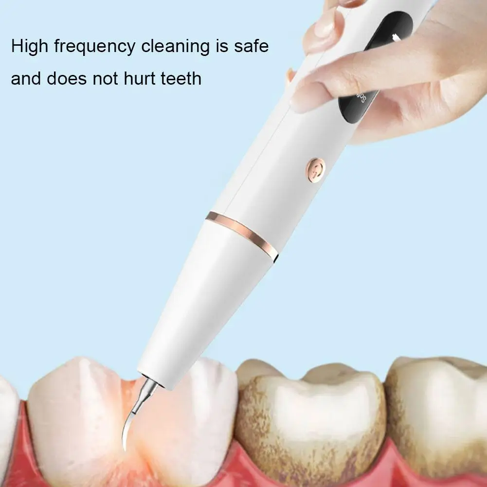 

Dental Calculus Remover Electric Tartar Remover Ultrasonic Stain Whitening Dental Cleaner Teeth Household Scaler Removal To N0X8