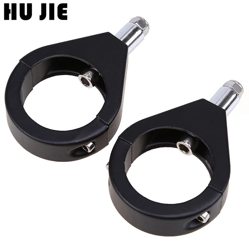 Вилочные зажимы для мотоцикла черное крепление указателя поворота подходит Honda