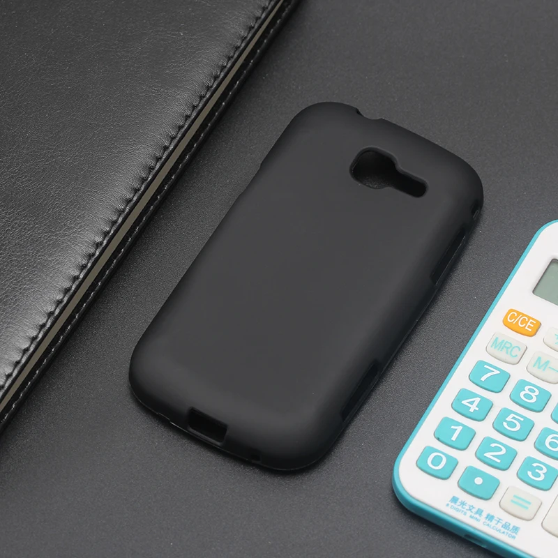 AMMYKI цветной мягкий черный силиконовый безвкусный чехол 4 0 'для samsung galaxy trend lite