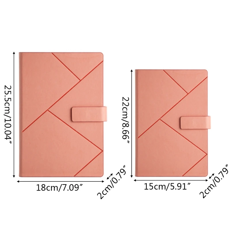 

Thicken Leather A5 B5 Journal Notebook Business Daily Planner Notepad w/ Buckle