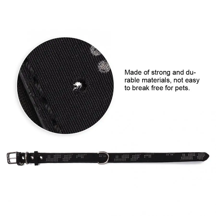 Светоотражающий собачий ошейник поводок для маленьких и средних собак с
