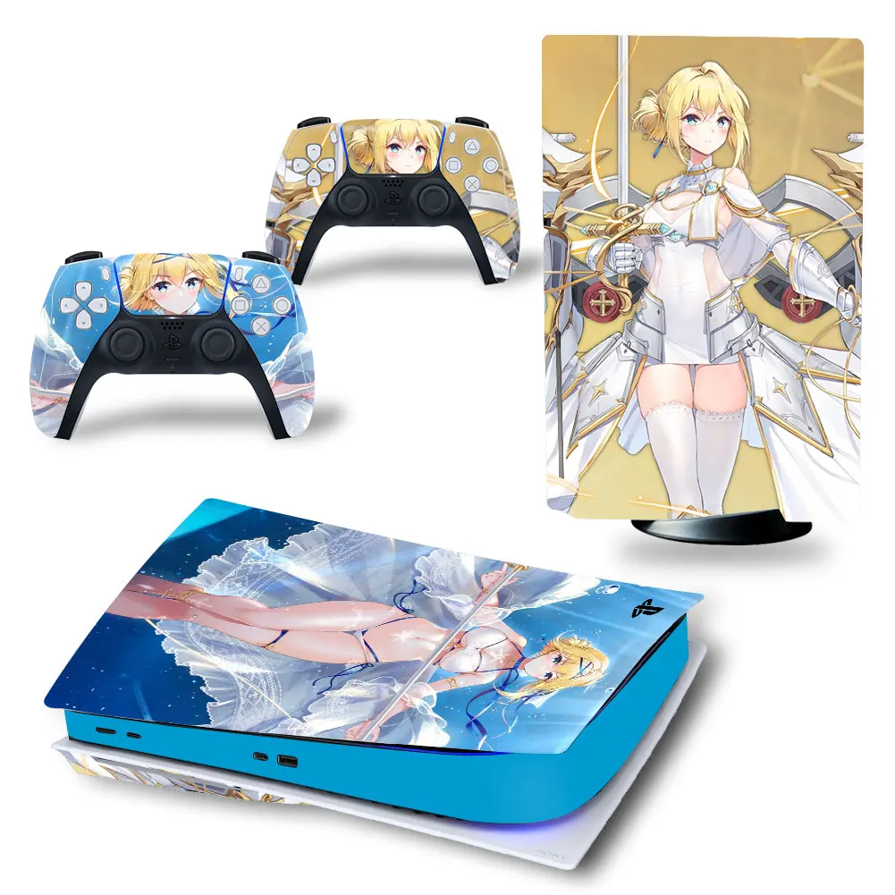 

Наклейка для консоли PlayStation 5 и 2 контроллера PS5