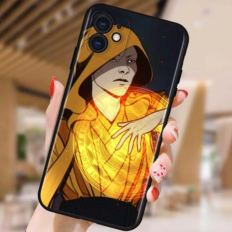 

Marvel Ancient One for Apple iPhone 12 Pro Max Mini 11 Pro XS Max X XR 6S 6 7 8 Plus 5S SE2020 Soft Black Phone Case