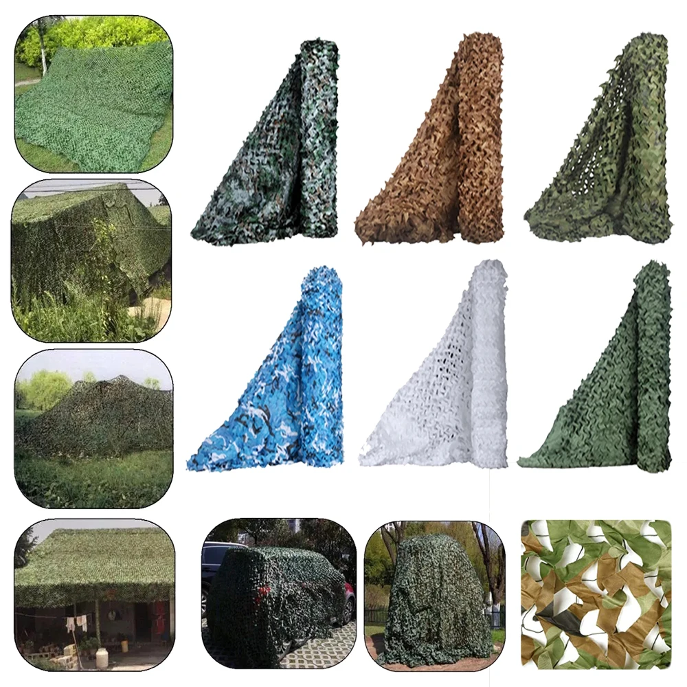 

Military camouflage net, hunting shade net, car cover, suitable for courtyard and party decoration, size can be customized