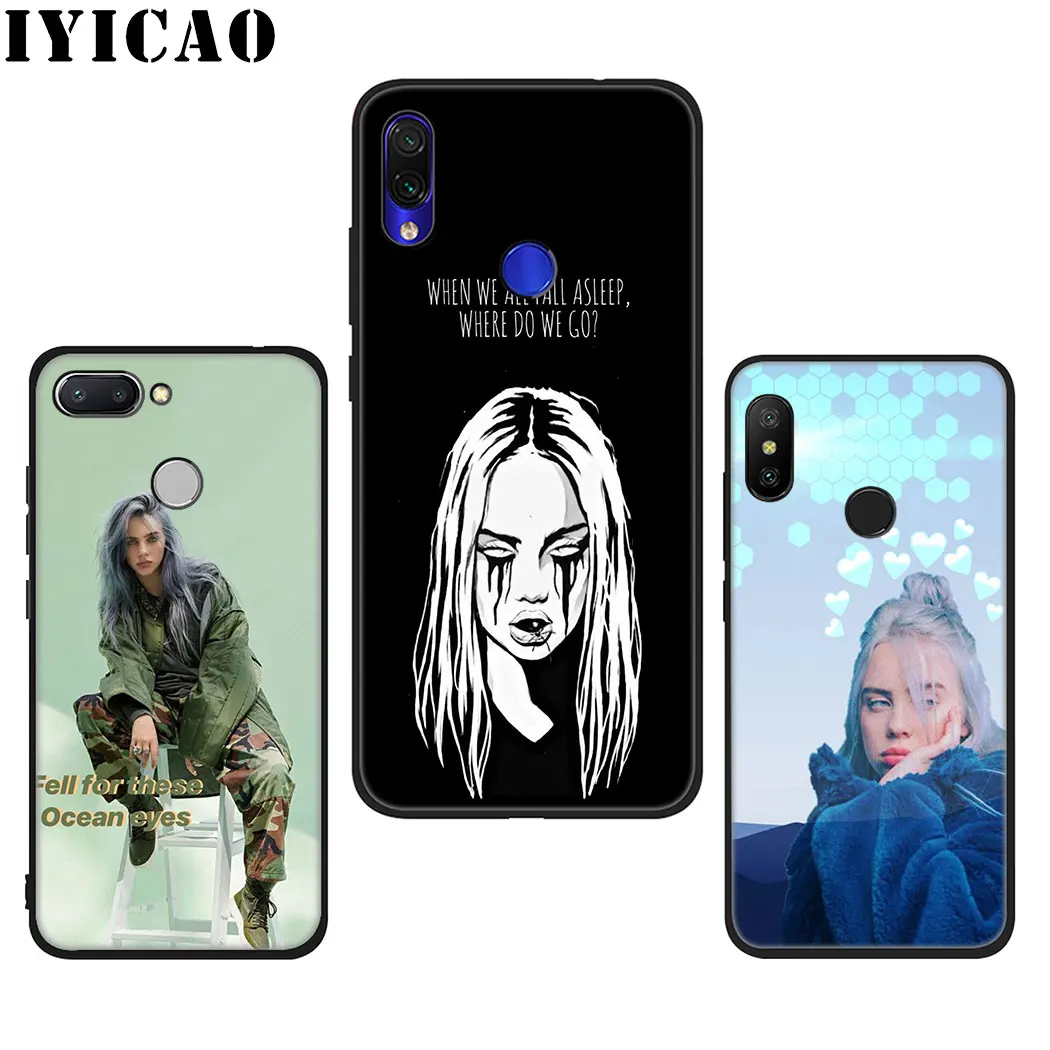 IYICAO Billie Eilish Мягкий силиконовый чехол для Xiaomi Redmi Go S2 K20 6 Pro 8A 7 7A 6A 5A 4A 5 Plus 4X |