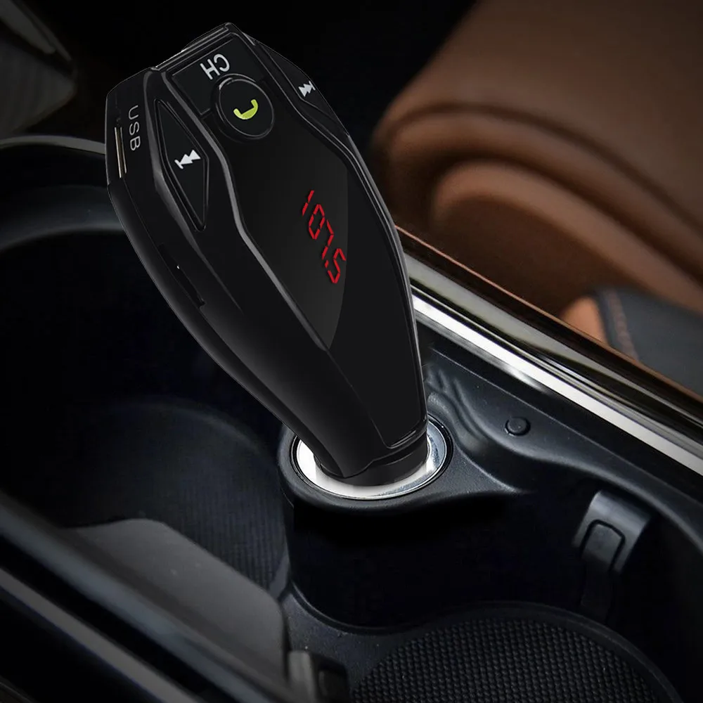 Автомобильный Bluetooth 5 0 fm-передатчик Беспроводной Громкая связь приемник Авто