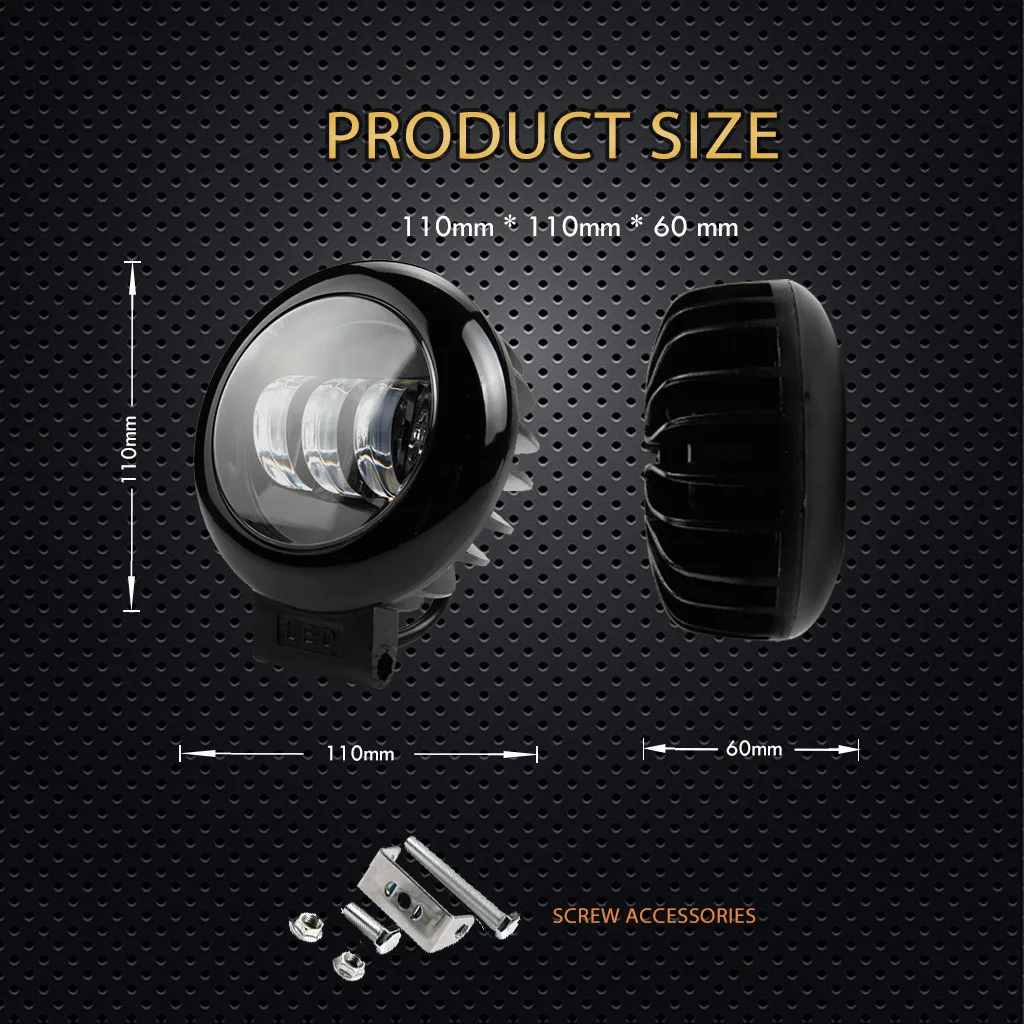 Новые 4 дюйма 30 Вт круглый Водонепроницаемый светодиодный Ангельские глазки