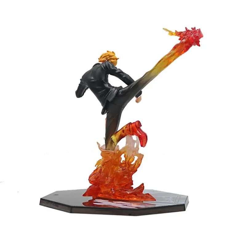Экшн-фигурки Sanji Fire Foot Игрушечная модель 160 мм ПВХ игрушки One Piece Anime японские аниме
