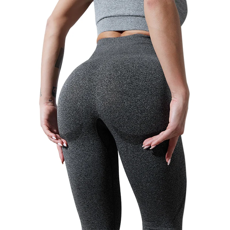 

Женские Бесшовные Леггинсы NORMOV с высокой талией, джеггинсы пуш-ап, тонкие сильно облегающие леггинсы для фитнеса Feminina