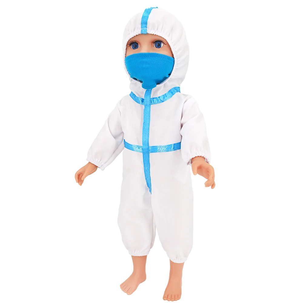 Набор докторского костюма для детской одежды подходит кукол девочек 18 дюймов