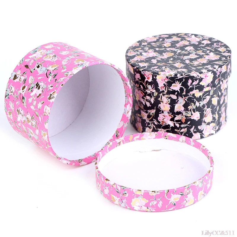 

1Pc Printed Flower Packaging Boxes Storage Boxes For Wedding Birthday Gifts Decor