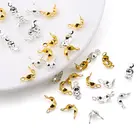 Металлические застежки с покрытием из серебра и золота, 100 шт.лот, железная нить, застежки, бусины и жемчужные крючки для браслетов, ожерелий, аксессуары для изготовления