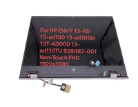 13 3 lcd screen complete assembly for hp envy 13 ad 13 ad100 13 ad105la 13t ad000 13 ad110tu 928482 001 non touch fhd 1920x1080