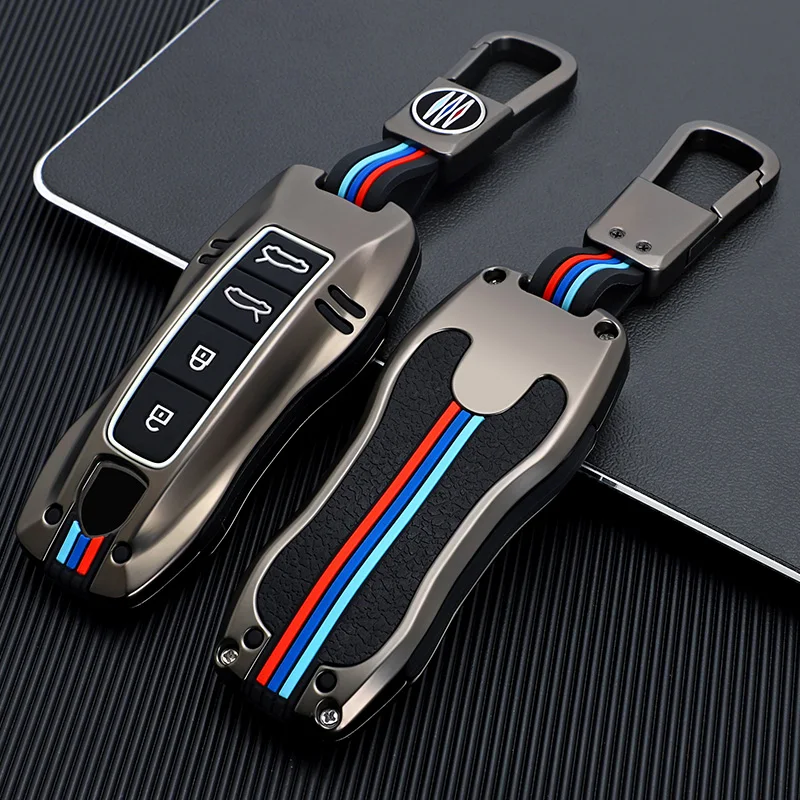 

Zinc alloy Car Remote Key Case Cover Shell Fob For Porsche Cayenne Macan 911 Boxster Cayman Panamera Protector Auto Accessories
