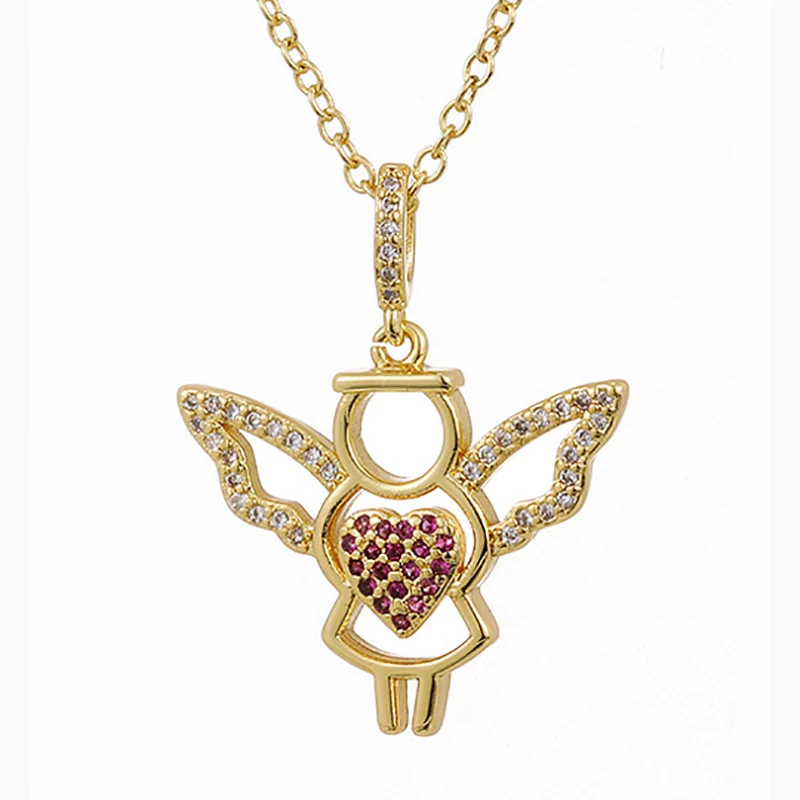 Новые Модные Крылья ангела Подвески для женщин Роскошные Очаровательные AAA