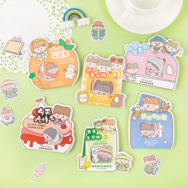 Декоративные забавные мультяшные канцелярские наклейки Flash Girl для скрапбукинга