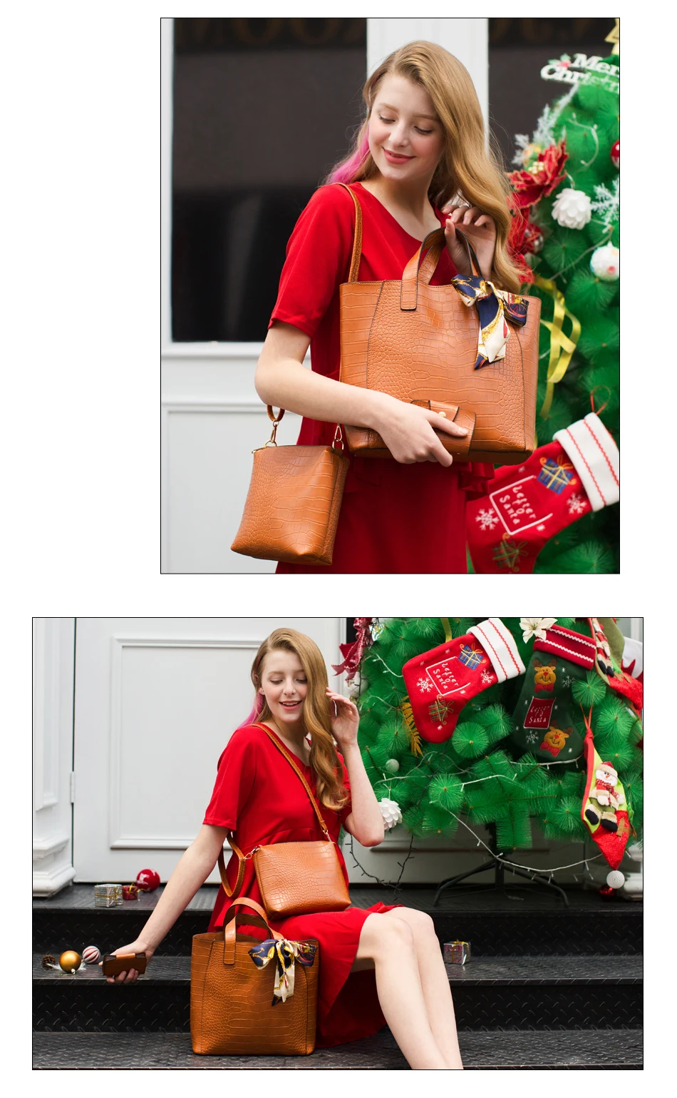 Herald Fashion каменный узор Для женщин Сумочка 3 шт./компл. композитная сумка через плечо женская сумка из искусственной кожи, сумка-клатч, сумка-тоут