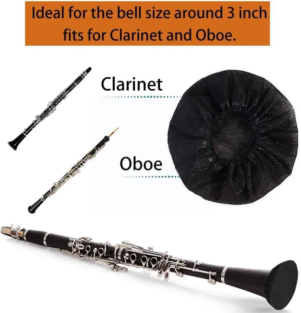 

Saxophone Prevent The Sound From Spreading Cloth Cover Bell Clarinet Music Bass Instrument Cover Trumpet Saxophone For Saxo X6A5