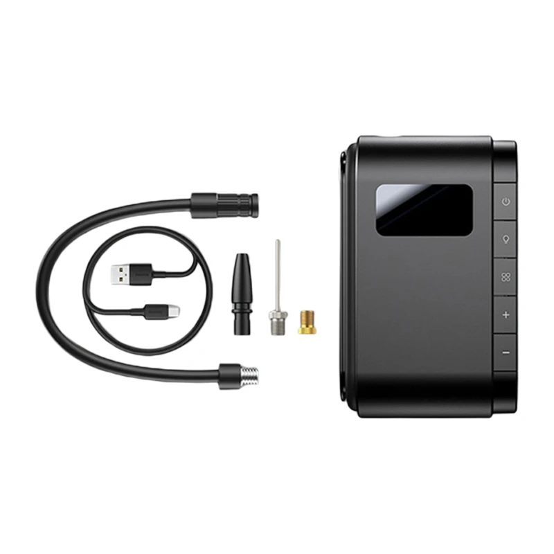 Precio Compresor De Aire T3ED, Inflador De Neumáticos Eléctrico Portátil Para Coche, Bomba De Neumáticos Con Luz LED, Para Bicicleta Y Otros Inflables