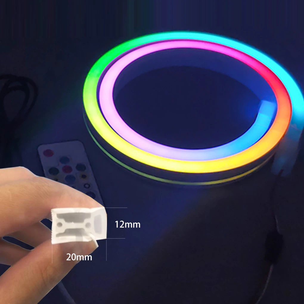 RGB светодиодная неоновая светильник та WS2812B WS2812 неосветильник свет гибкая